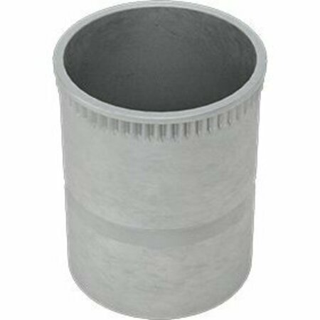 BSC PREFERRED Low-Profile Rivet Nut Cadmium-Plated Steel 3/8-24 Internal Thread .730 Long, 5PK 98560A521